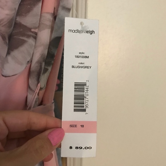 NWT Floral chiffon dress, size 10 - Picture 5 of 5